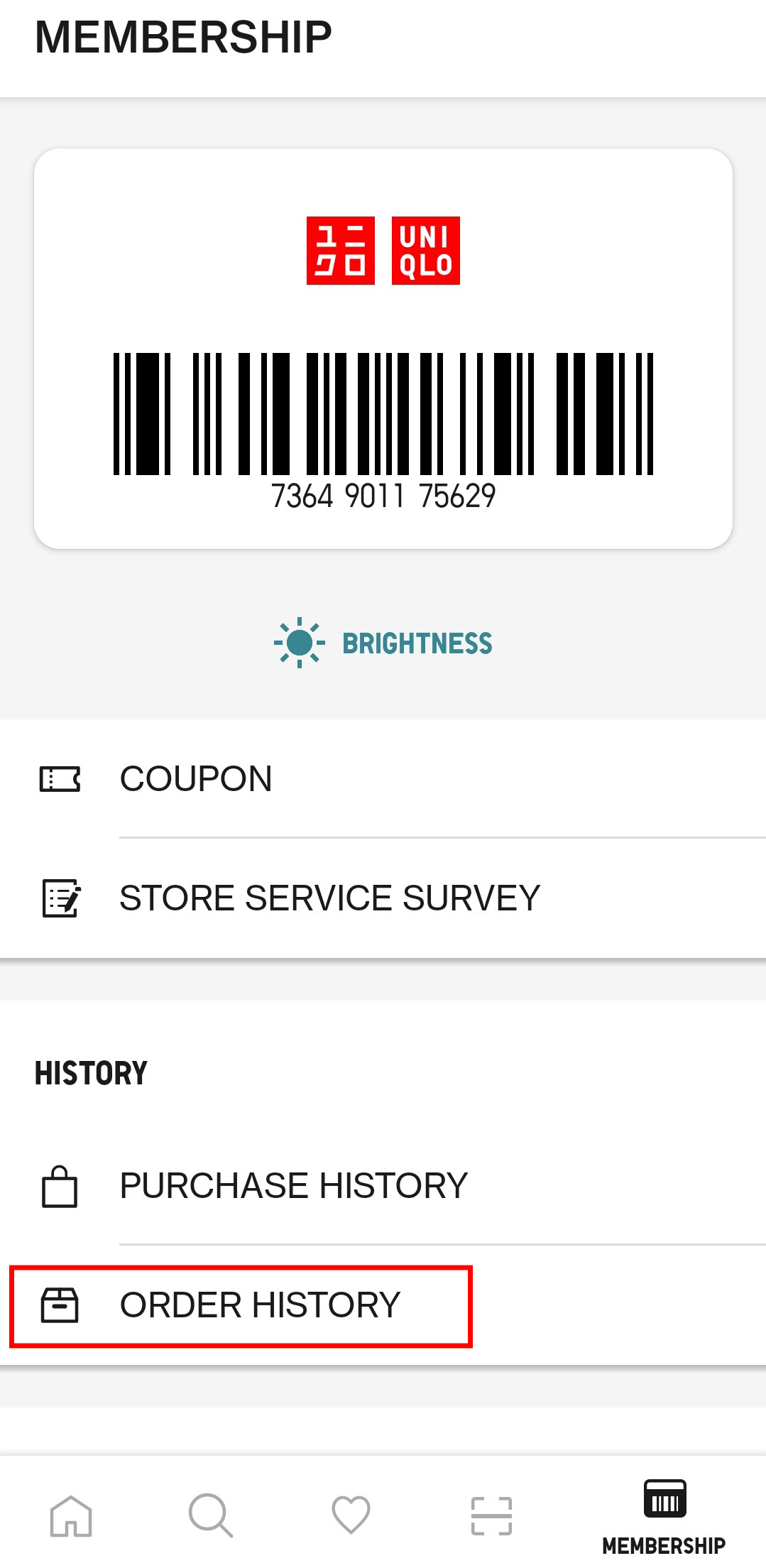 membership page